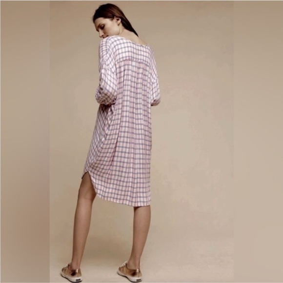 Anthropologie Saturday Sunday Plaid Tunic Size Large - Picture 4 of 10